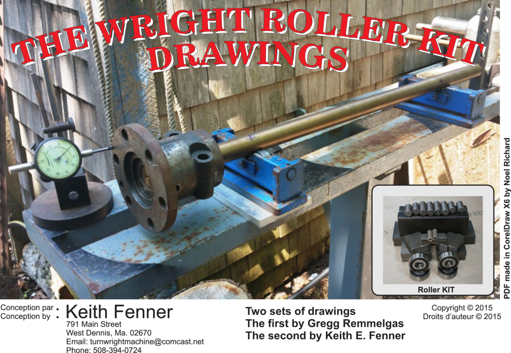 A picture of the wright roller bar drawings.