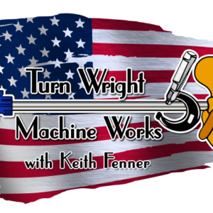 A picture of the american flag and a machine.